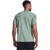 imageUnder Armour Mens Sportstyle Left Chest Short Sleeve TShirt781 Opal Green   Black
