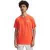 imageUnder Armour Mens Sportstyle Left Chest Short Sleeve TShirt847 Fire   White