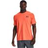 imageUnder Armour Mens Sportstyle Left Chest Short Sleeve TShirt848 Frosted Orange  Black  Black