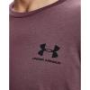imageUnder Armour Mens Sportstyle Left Chest Short Sleeve TShirtAsh Plum 554Black