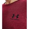 imageUnder Armour Mens Sportstyle Left Chest Short Sleeve TShirtBlack Rose Medium Heather 664Black