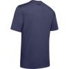 imageUnder Armour Mens Sportstyle Left Chest Short Sleeve TShirtBlue Ink 497Black