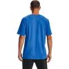 imageUnder Armour Mens Sportstyle Left Chest Short Sleeve TShirtBrilliant Blue 787Black