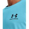imageUnder Armour Mens Sportstyle Left Chest Short Sleeve TShirtFresco Blue 481Black