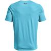 imageUnder Armour Mens Sportstyle Left Chest Short Sleeve TShirtFresco Blue 481Black