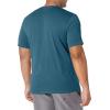 imageUnder Armour Mens Sportstyle Left Chest Short Sleeve TShirtPetrol Blue Medium Heather
