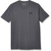imageUnder Armour Mens Sportstyle Left Chest Short Sleeve TShirtPitch Gray 012Black