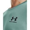 imageUnder Armour Mens Sportstyle Left Chest Short Sleeve TShirtRetro Teal 391Black