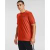 imageUnder Armour Mens Sportstyle Left Chest Short Sleeve TShirtRich Orange 830Mechanic Blue