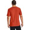 imageUnder Armour Mens Sportstyle Left Chest Short Sleeve TShirtRich Orange 830Mechanic Blue