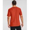 imageUnder Armour Mens Sportstyle Left Chest Short Sleeve TShirtRich Orange 830Mechanic Blue