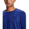 imageUnder Armour Mens Sportstyle Left Chest Short Sleeve TShirtRoyal Blue 402Black