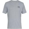 imageUnder Armour Mens Sportstyle Left Chest Short Sleeve TShirtSteel Light Heather 036Black
