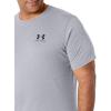 imageUnder Armour Mens Sportstyle Left Chest Short Sleeve TShirtSteel Light Heather 036Black