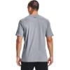 imageUnder Armour Mens Sportstyle Left Chest Short Sleeve TShirtSteel Light Heather 036Black