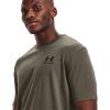 imageUnder Armour Mens Sportstyle Left Chest Short Sleeve TShirtVictory Green 369Black
