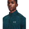 imageUnder Armour Mens Tech 20  ZipDark Cyan 463Mod Gray