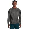 imageUnder Armour Mens Tech 20 LongSleeve TShirtCarbon Heather 090Black