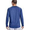 imageUnder Armour Mens Tech 20 LongSleeve TShirtTech Blue 432Black