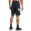 imageUnder Armour Mens Tech Wordmark Shorts002 Black  Castlerock  White