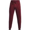imageUnder Armour Mens UA Rival Fleece Jogger Pants690 Chestnut Red   Onyx White