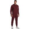 imageUnder Armour Mens UA Rival Fleece Jogger Pants690 Chestnut Red   Onyx White