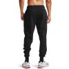 imageUnder Armour Mens UA Rival Fleece Jogger PantsBlack 001Onyx White