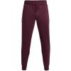 imageUnder Armour Mens UA Rival Fleece Jogger PantsDark Maroon 600Onyx White