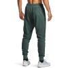 imageUnder Armour Mens UA Rival Fleece Jogger PantsLichen Blue 424Onyx White