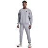 imageUnder Armour Mens UA Rival Fleece Jogger PantsMod Gray Light Heather 011Onyx White