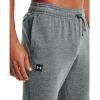 imageUnder Armour Mens UA Rival Fleece Jogger PantsPitch Gray Light Heather 012Onyx White