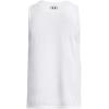 imageUnder Armour Mens UA Sportstyle Logo Tank103 White   Chestnut Red