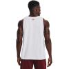 imageUnder Armour Mens UA Sportstyle Logo Tank103 White   Chestnut Red