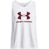 imageUnder Armour Mens UA Sportstyle Logo Tank103 White   Chestnut Red