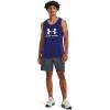 imageUnder Armour Mens UA Sportstyle Logo Tank468 Sonar Blue  White  White