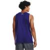 imageUnder Armour Mens UA Sportstyle Logo Tank468 Sonar Blue  White  White