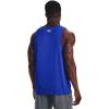 imageUnder Armour Mens UA Sportstyle Logo Tank486 Versa Blue   White