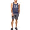 imageUnder Armour Mens UA Sportstyle Logo TankBlue Ink 497Halo Gray