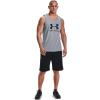 imageUnder Armour Mens UA Sportstyle Logo TankSteel Light Heather 036Black