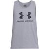 imageUnder Armour Mens UA Sportstyle Logo TankSteel Light Heather 036Black