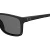 imageUnder Armour Mens Ua 0005S Rectangular SunglassesMatte BlackPolarized Gray