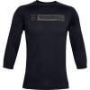 imageUnder Armour Mens Utility 34 20 TShirtBlack 001Jet Gray