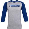 imageUnder Armour Mens Utility 34 20 TShirtSteel Full Heather 037Royal