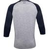imageUnder Armour Mens Utility 34 20 TShirtSteel Full Heather 038Midnight Navy