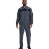 imageUnder Armour Mens Woven Vital Pants044 Downpour Gray  Black  Lime Surge