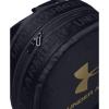 imageUnder Armour UnisexAdult Loudon Backpack 002 BlackBlackReflective One Size Fits MostBlack 004Metallic Gold Luster