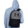 imageUnder Armour UnisexAdult Loudon Backpack 002 BlackBlackReflective One Size Fits MostGraphite Medium Heather 040Black