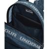 imageUnder Armour UnisexAdult Loudon Backpack 002 BlackBlackReflective One Size Fits MostMechanic Blue 467Metallic Silver