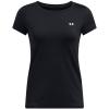 imageUnder Armour Womens HeatGear Armour ShortSleeve TShirt002 Black   White