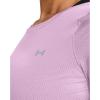 imageUnder Armour Womens HeatGear Armour ShortSleeve TShirt174 Fresh Orchid   Iridescent